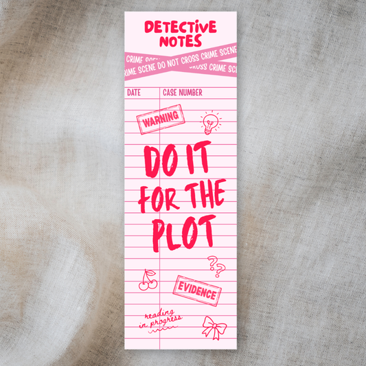 Do It For The Plot Double-Sided Bookmark