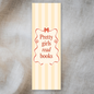 Pretty Girls Read Books Double-Sided Bookmark