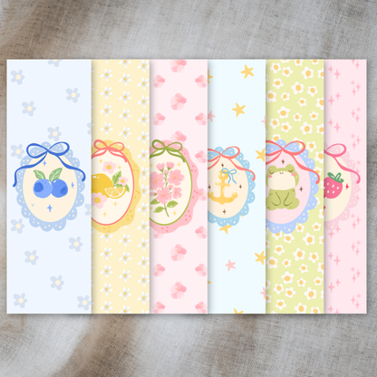 Coquette Dreams Bookmarks Flipable Double Sided