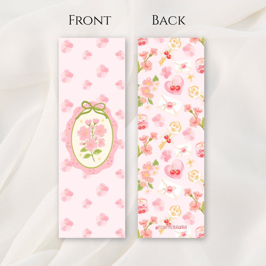 Coquette Dreams Bookmarks Flipable Double Sided