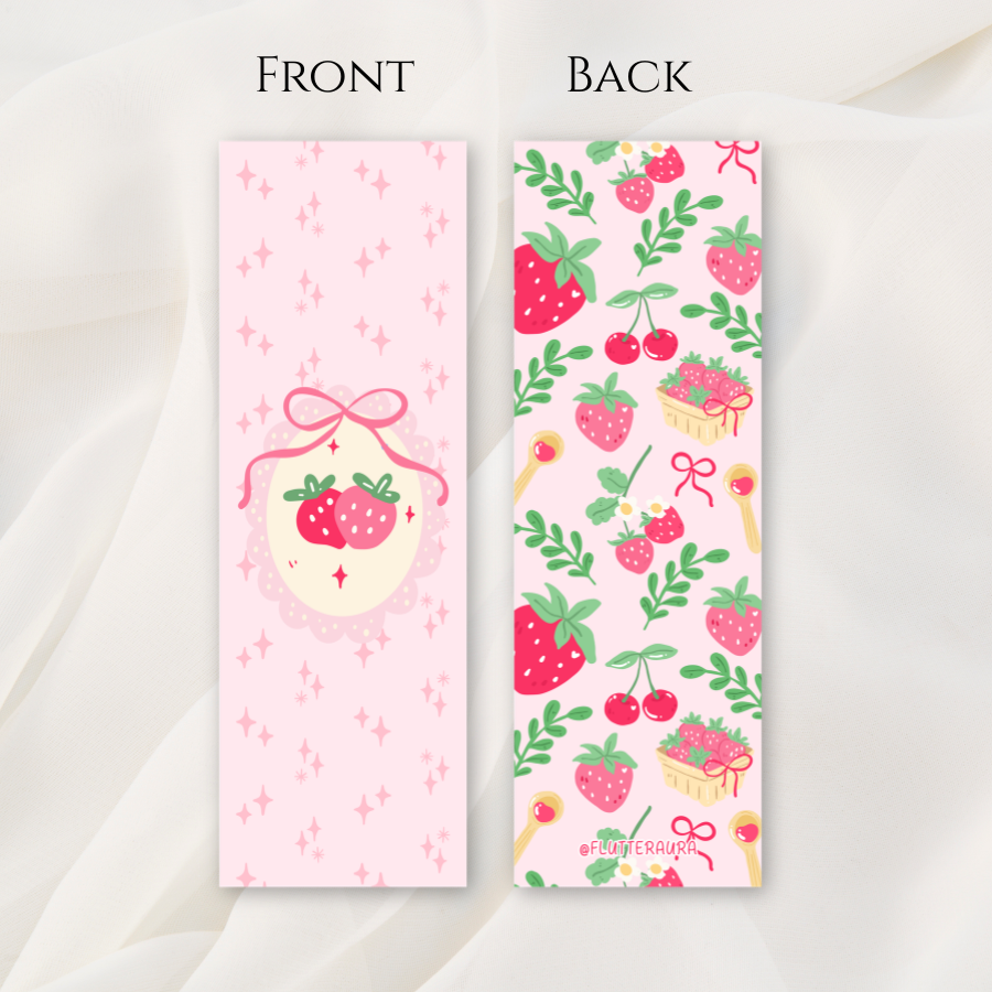 Coquette Dreams Bookmarks Flipable Double Sided