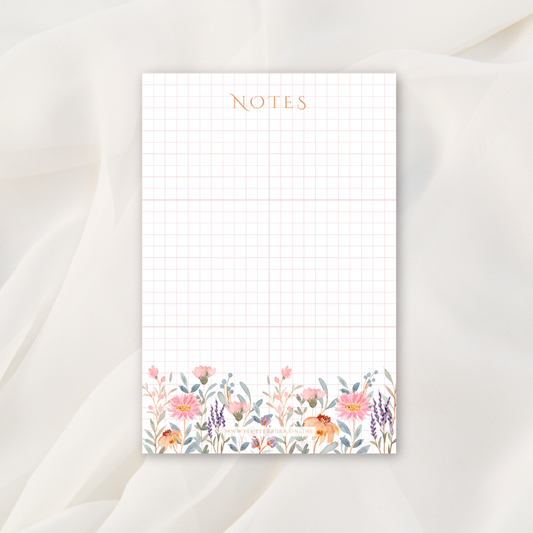 Floral Notepad | 4 x 6 inches