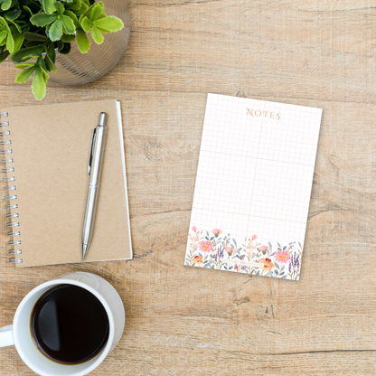 Floral Notepad | 4 x 6 inches