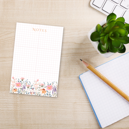 Floral Notepad | 4 x 6 inches