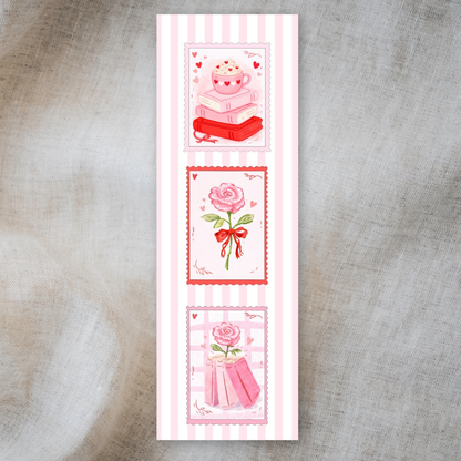 Pink Love Coquette Bookmarks Double Sided