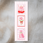 Pink Love Coquette Bookmarks Double Sided