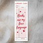 Pink Love Coquette Bookmarks Double Sided