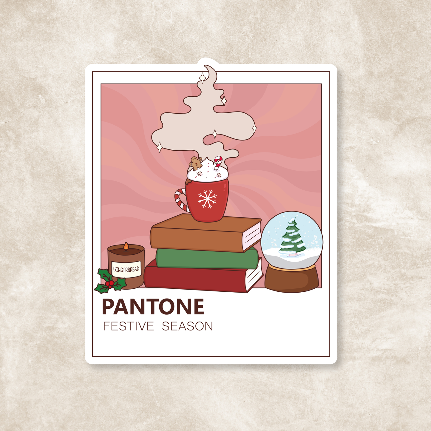 LIMITED | Pantone Festive Season Vinyl Sticker