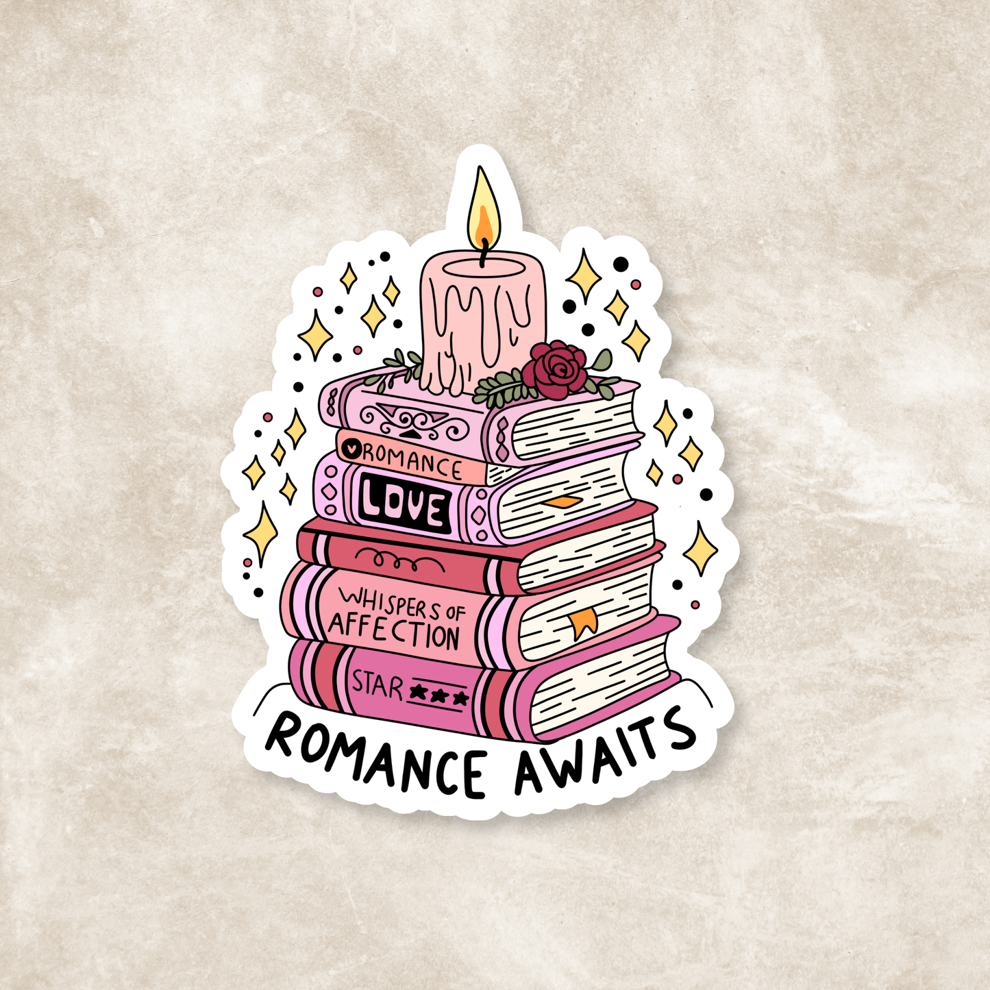 Romance Awaits Vinyl Sticker