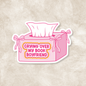Crying Over My Book Boyfriend Vinyl Sticker